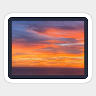 sunset clouds Sticker